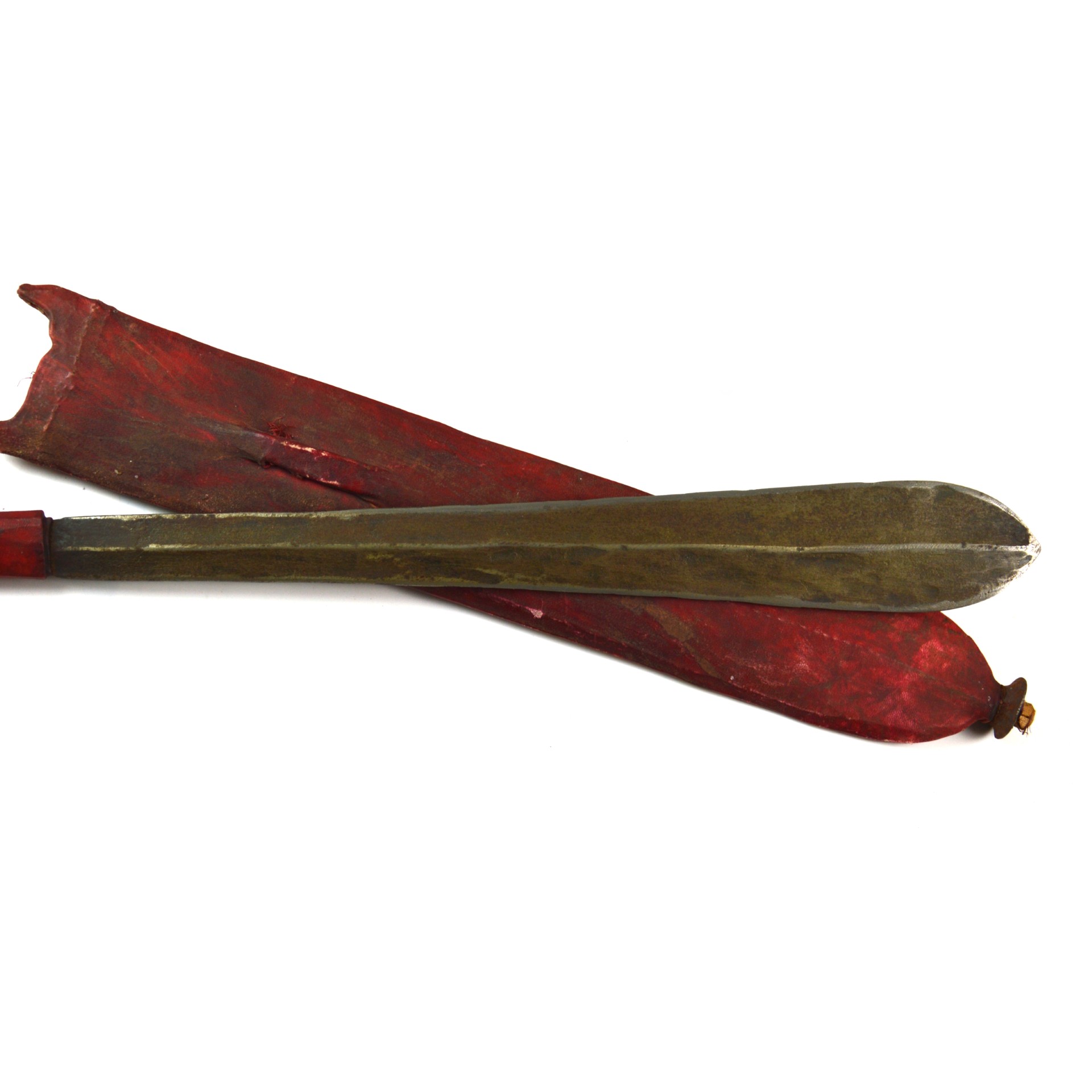 East African Maasai Seme Dagger with Scabbard - Image 5