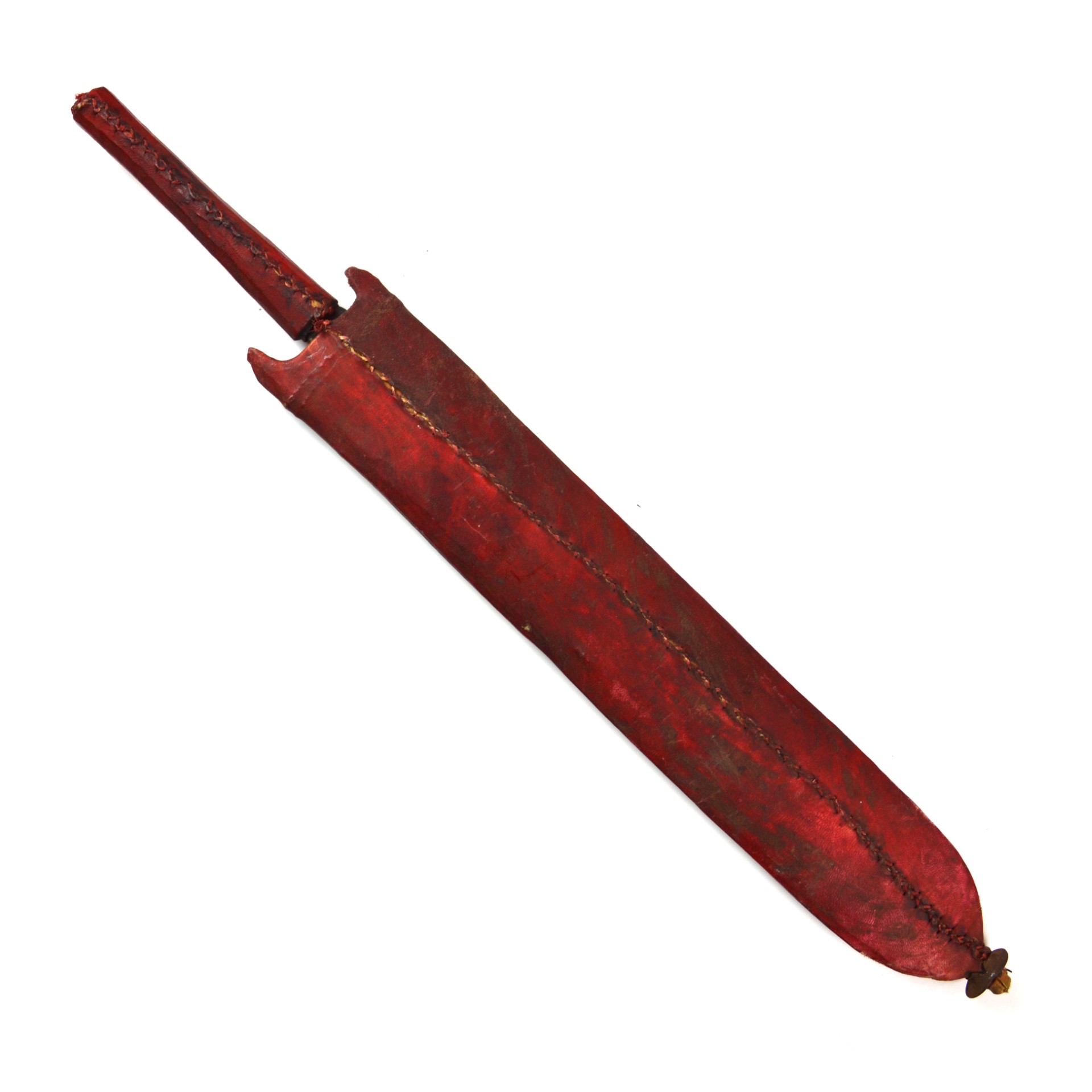 East African Maasai Seme Dagger with Scabbard - Image 3