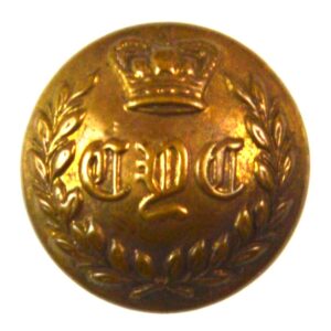 Castlemartin Yeomanry Cavalry (1830-1893 Pattern) Brass Button - 15mm