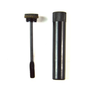 British Issue Black Plastic Mk. V Oil Bottle