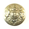 General Service Volunteers (1902-1908 Pattern) White Metal Button - 17mm