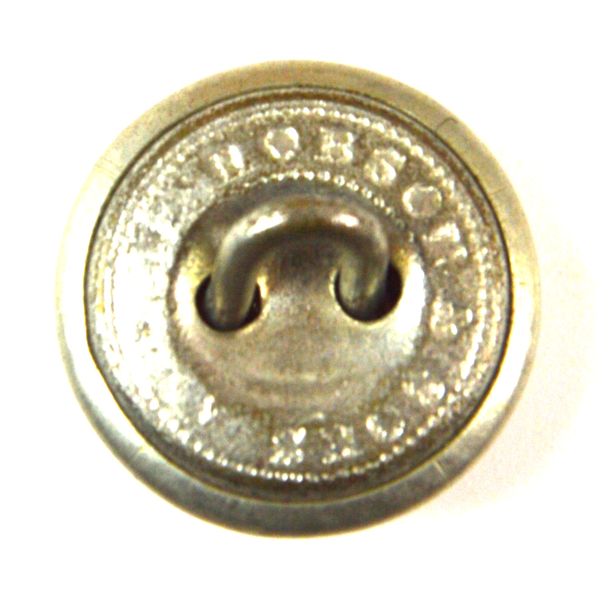 General Service Volunteers (1902-1908 Pattern) White Metal Button - 17mm - Image 2