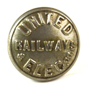 United Railway & Electric Company (c.1899-1935 Pattern) Button - 25mm