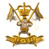 9th/12th Royal Lancers (Prince of Wales’s) (1960-2015 Pattern) Officer's Cap Badge by J. R. Gaunt