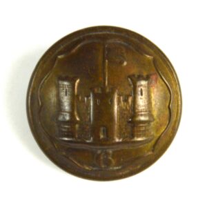 6th (Inniskilling) Dragoons Brass Button - 25mm