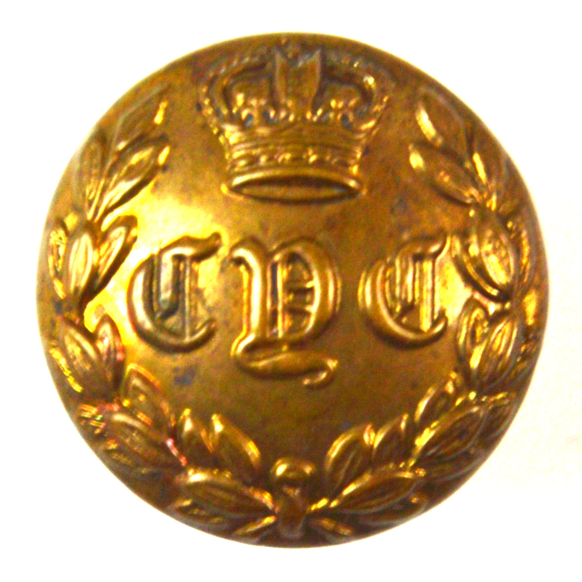 Castlemartin Yeomanry Cavalry (1830-1893 Pattern) Brass Button - 19.5mm