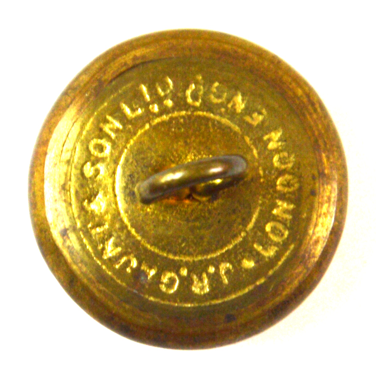 Castlemartin Yeomanry Cavalry (1830-1893 Pattern) Brass Button - 19.5mm - Image 2