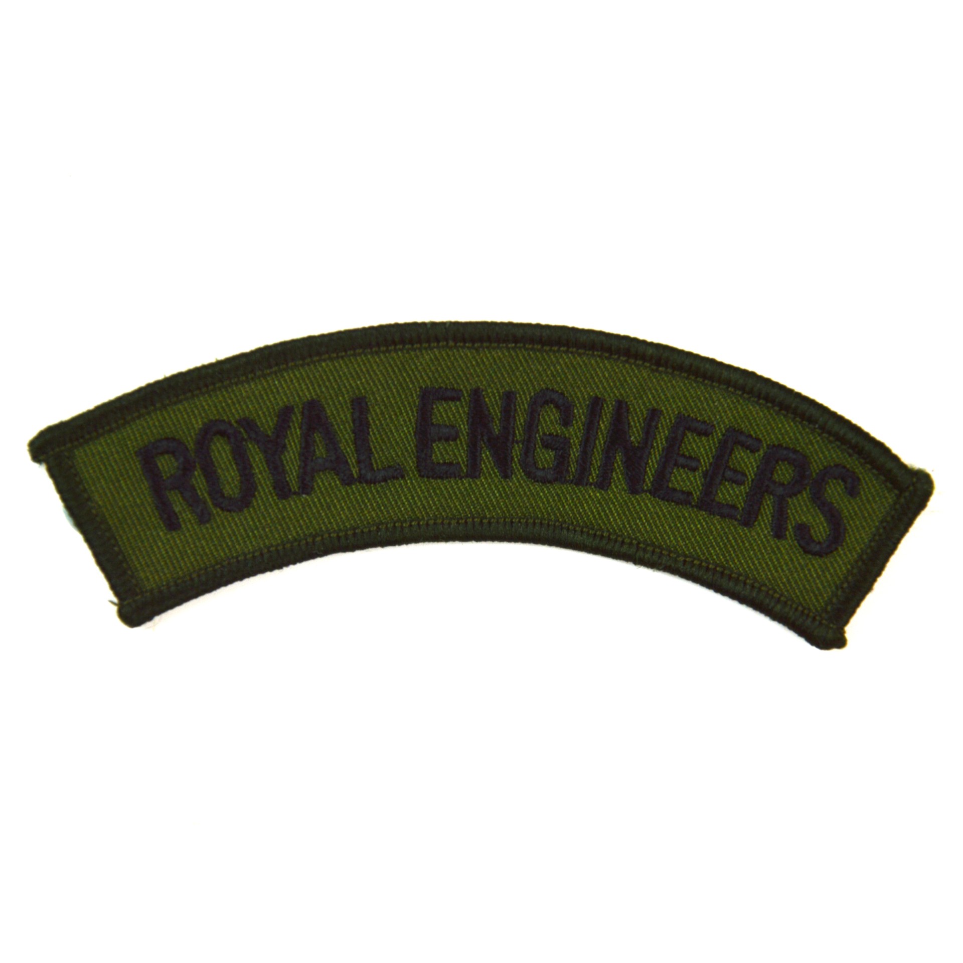 Royal Engineers (RE) Subdued Embroidered Shoulder Title