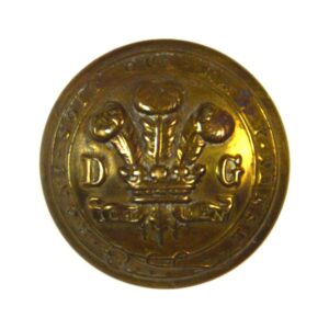 3rd (Prince of Wales's) Dragoon Guards Brass Button (1855-1928 Pattern) - 25mm