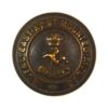 Royal East Kent Mounted Rifles Brass Button (1901-c. 1920 Pattern) - 19.5mm