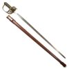 British 1892 Pattern Royal Army Medical Corps (RAMC) Infantry Officer's Sword (GRV Cypher) in Sam Browne Leather Scabbard