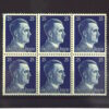German Third Reich "Hitler Head" 25 Pfennig Postage Stamp (Set of 6)
