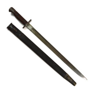 British 1907 Pattern Lee-Enfield Rifle Bayonet in Scabbard