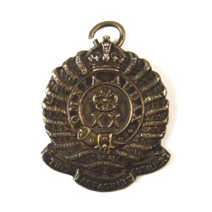 Lancashire Fusiliers Silver Hallmark Medallion, Dated 1931