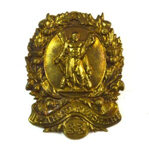 1st Aberdeenshire Rifle Volunteers Shako Cap Badge - Restrike