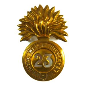 23rd (Royal Welsh Fusiliers) Regiment of Foot Glengarry Cap Badge (1874-1881 Pattern) - Restrike