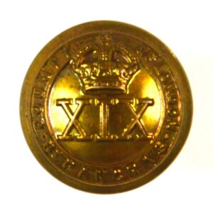 19th (St Pancras) Battalion, London Regiment Officer's Button - 19mm