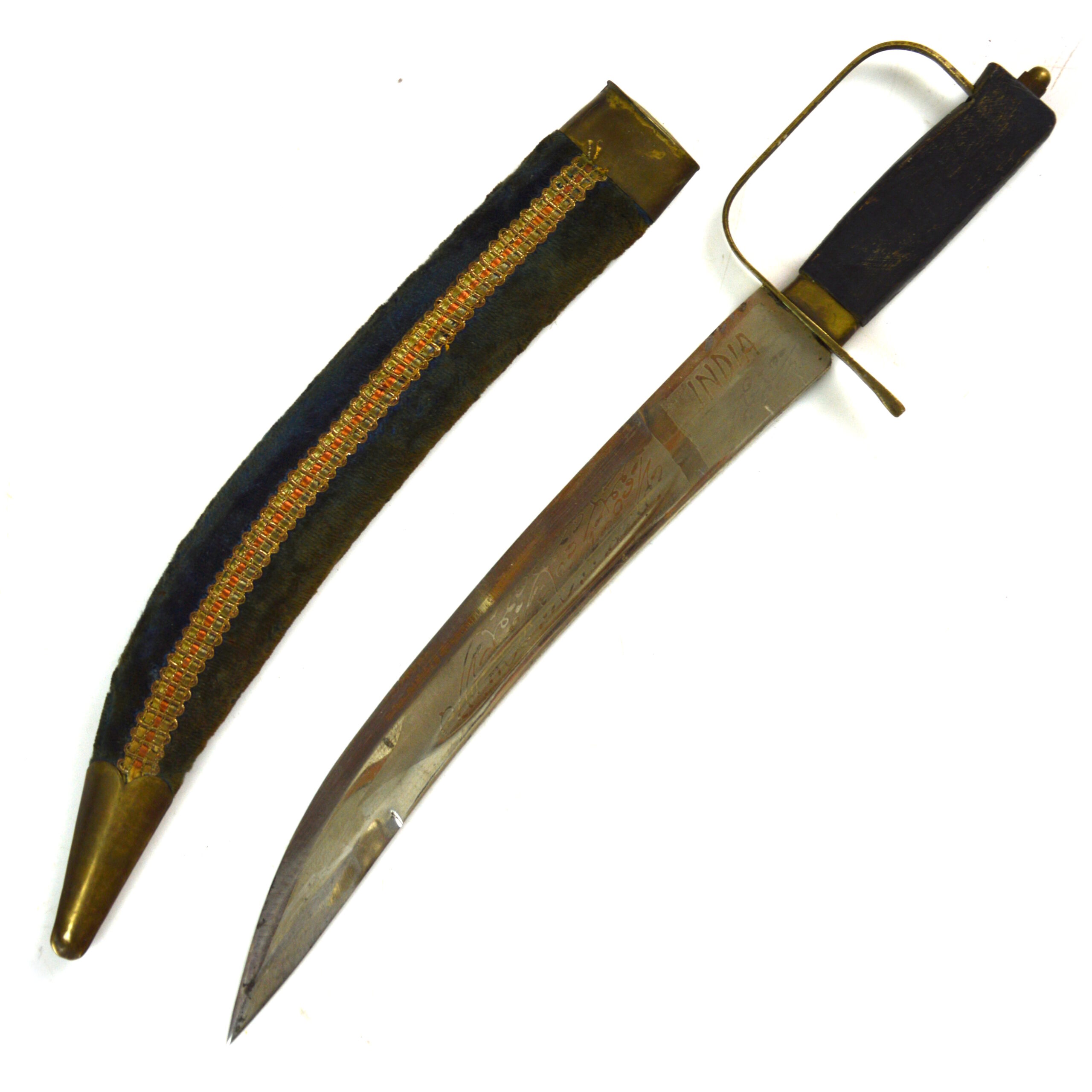 Indian Kirpan Dagger in Scabbard - Image 2