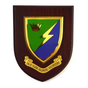 36th (Eastern) Signal Regiment Volunteers Wall Plaque