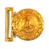 Antique US Navy Officer Gilt Belt Buckle, Made in England