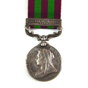India General Service Medal (1895-1902) with “Relief of Chitral 1895” Clasp, Private Thomas Parkinson, 1st Battalion, East Lancashire Regiment