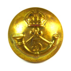 5th Mahratta Light Infantry Brass Button (1922-1947 Pattern) - 26mm