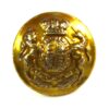Victorian General Service Volunteers White Metal Button (Pre-1901 Pattern) - 17mm