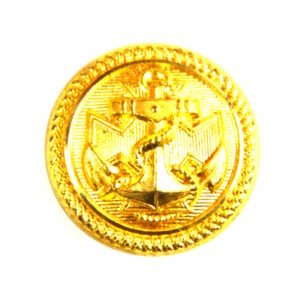 Polish Navy-in-Exile Gilt Button (1919-1946 Pattern) - 24mm