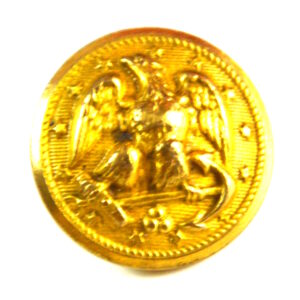 United States Navy Gilt Button (Post-1941 Pattern) - 23mm