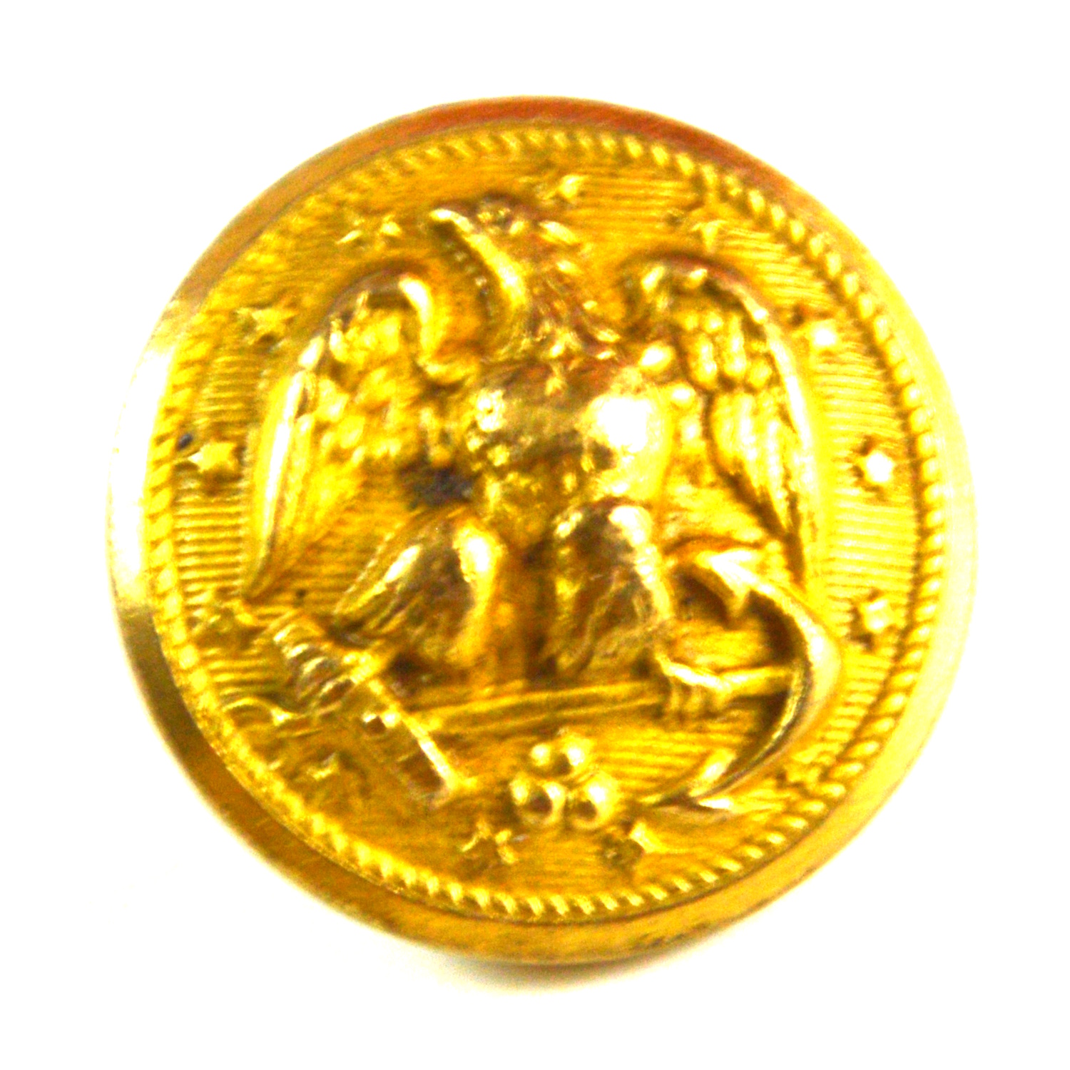 United States Navy Gilt Button (Post-1941 Pattern) - 23mm