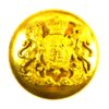Victorian Royal Household Officer's Gilt Coatee Button - 24mm