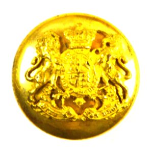Victorian Royal Household Officer's Gilt Coatee Button - 24mm