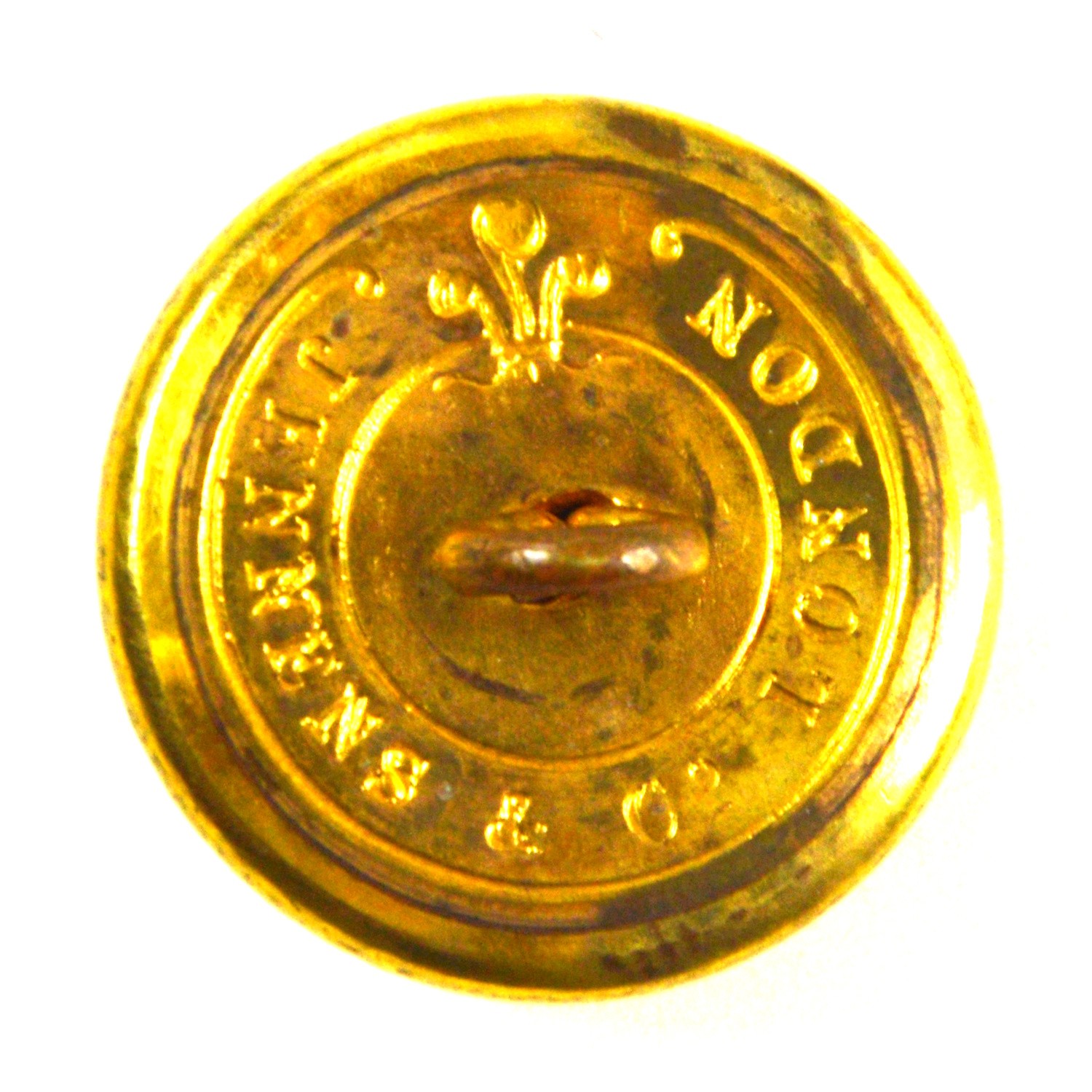 Victorian Royal Household Officer's Gilt Coatee Button - 24mm - Image 2