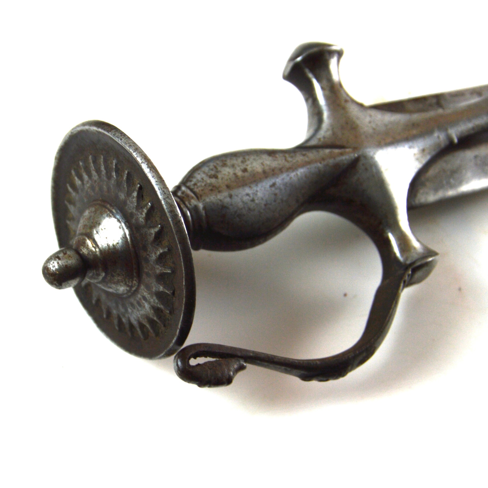 Indian 19th-Century Rajasthan Sirohi Tulwar Sword in Scabbard - Image 8