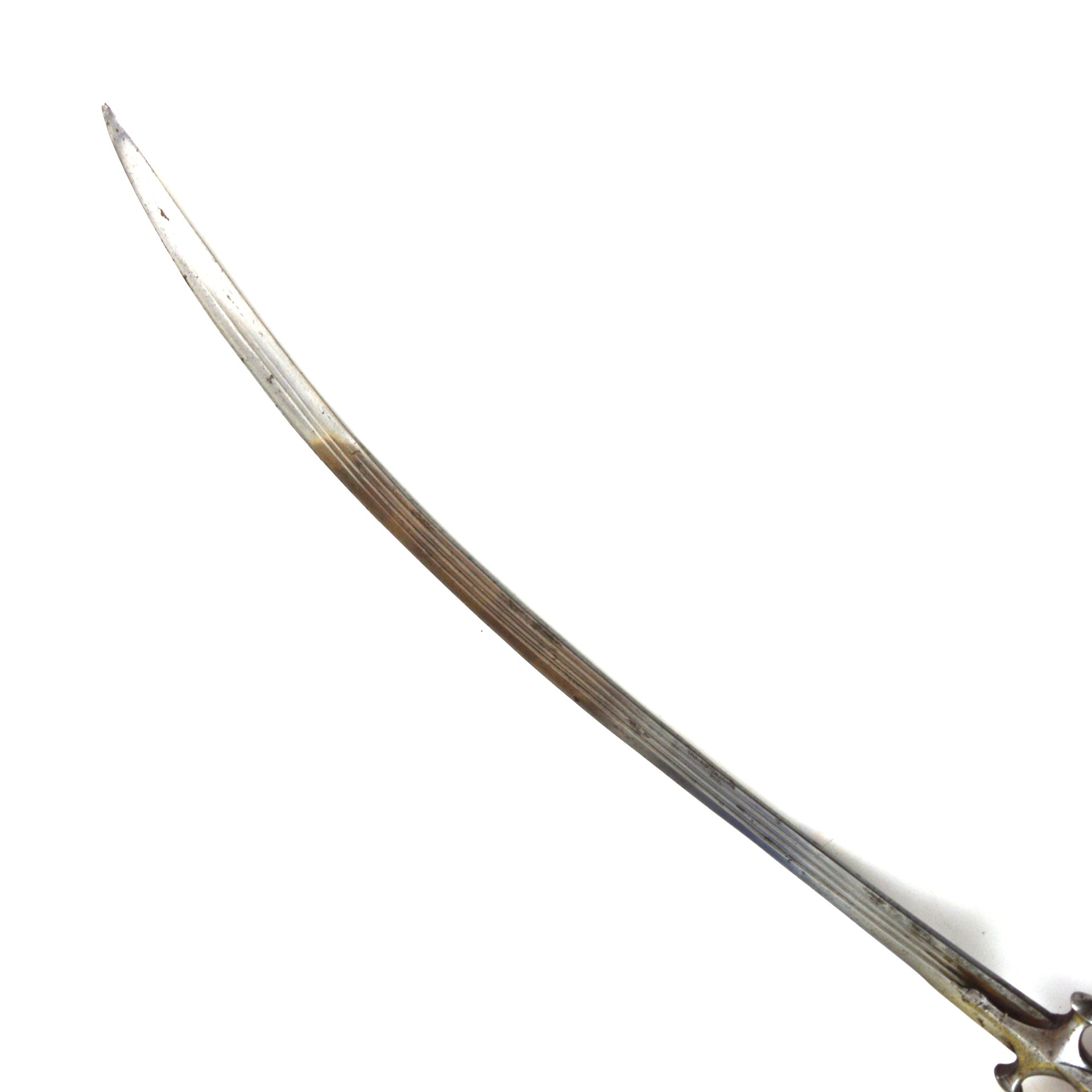 Indian 19th-Century Rajasthan Sirohi Tulwar Sword in Scabbard - Image 4