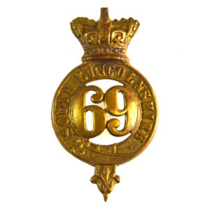 69th (South Lincolnshire) Regiment of Foot Glengarry Cap Badge (1874-1881 Pattern) - Original