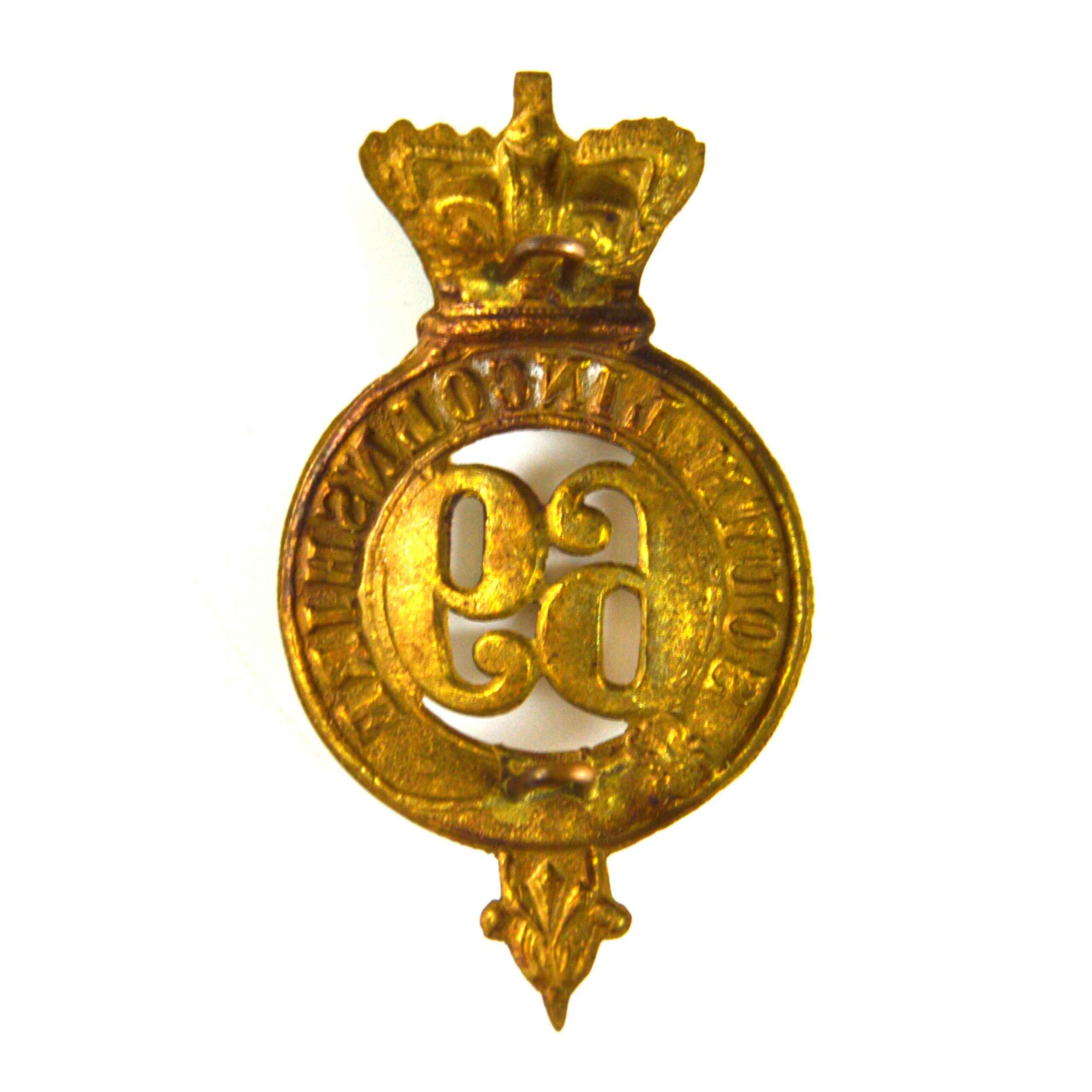 69th (South Lincolnshire) Regiment of Foot Glengarry Cap Badge (1874-1881 Pattern) - Original - Image 2