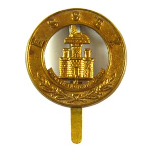 Essex Regiment Helmet Plate Centre Converted Pugaree Badge (1902-1914 Pattern)