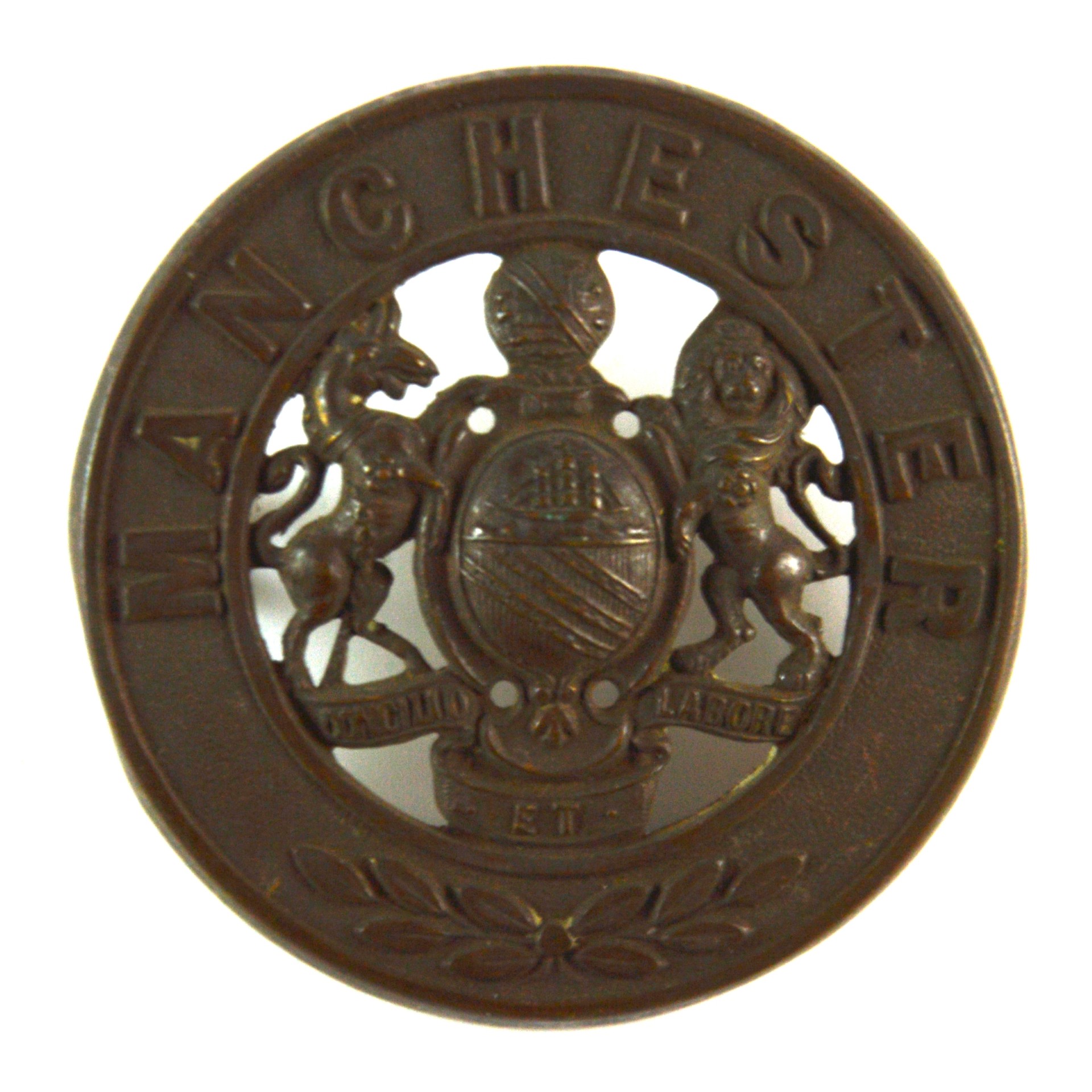 Manchester Regiment Helmet Plate Centre (1898-c.1914 Pattern)