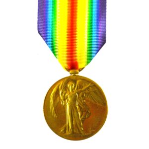 Victory Medal, Private George Denyer, 1st (City of London) Battalion, London Regiment (Royal Fusiliers)