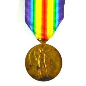 Victory Medal, Gunner William Joseph Barker, Royal Marine Artillery (Served in the Battle of Jutland)