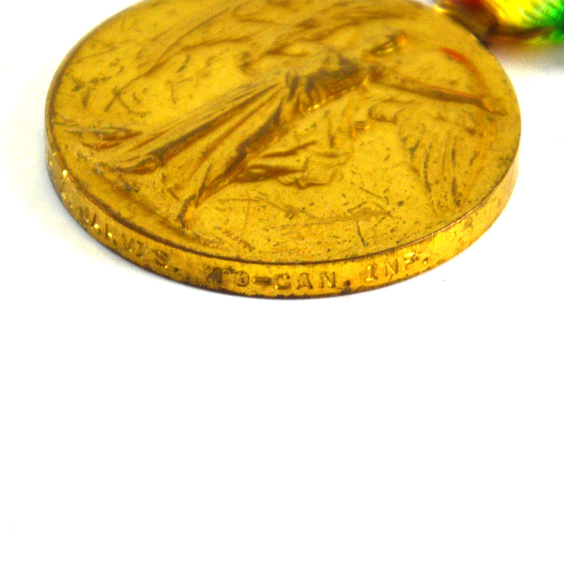 Victory Medal, Private Harry Ivatt Jarvis, 10th (Canadians) Battalion CEF (POW in Munster) - Image 3