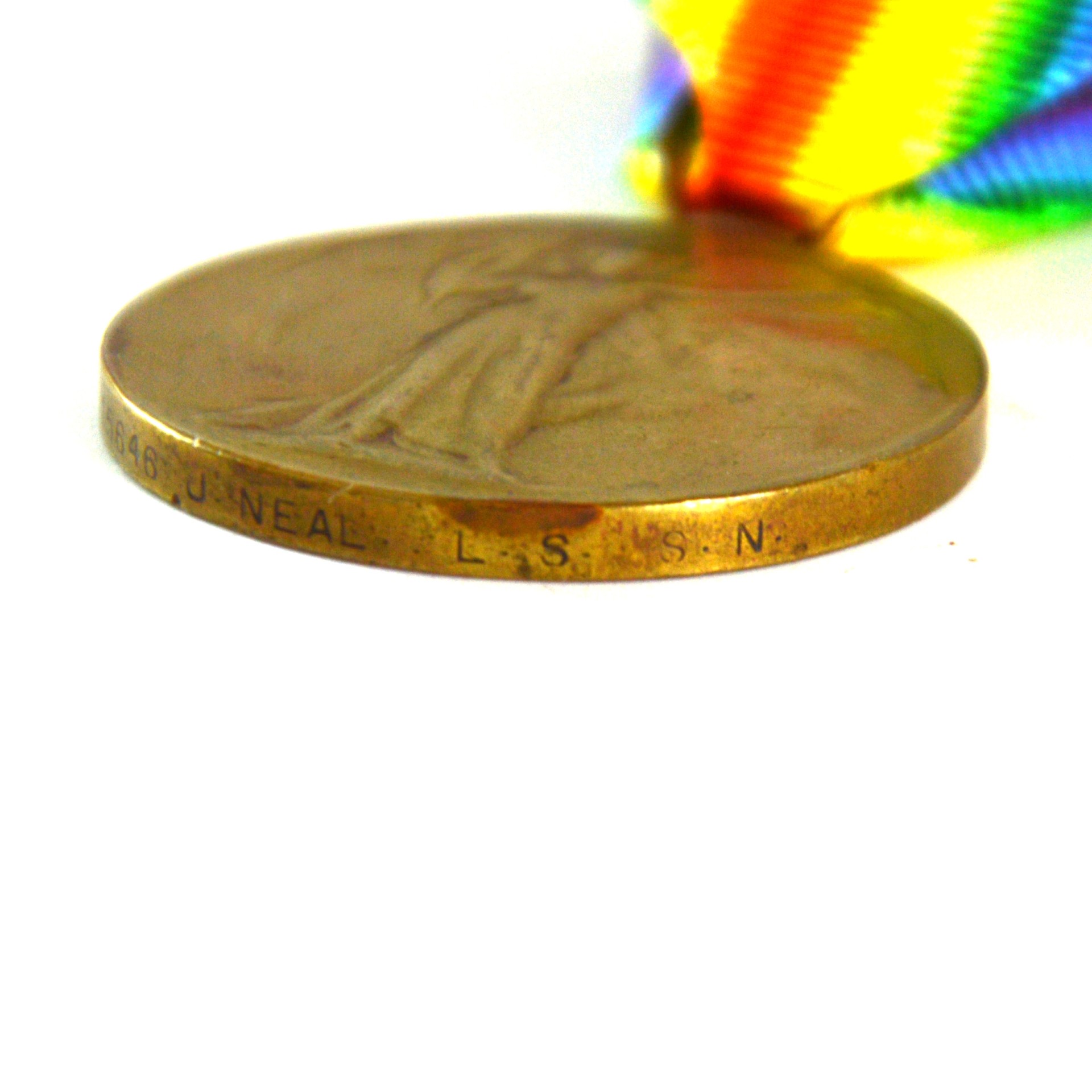Victory Medal, Leading Seaman John Neal, Royal Navy - Image 3