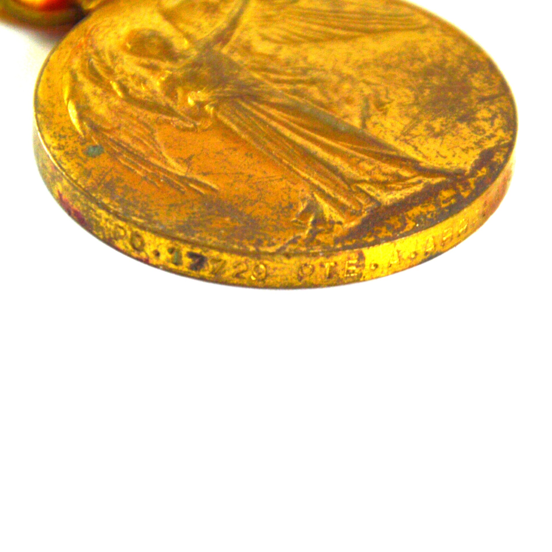 Victory Medal - Private Albert Abrahams, Royal Marines Light Infantry: Portsmouth Division - Image 4