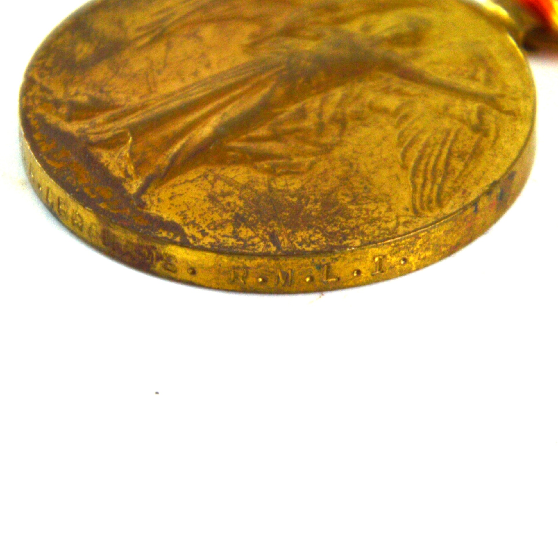 Victory Medal - Private Albert Abrahams, Royal Marines Light Infantry: Portsmouth Division - Image 3