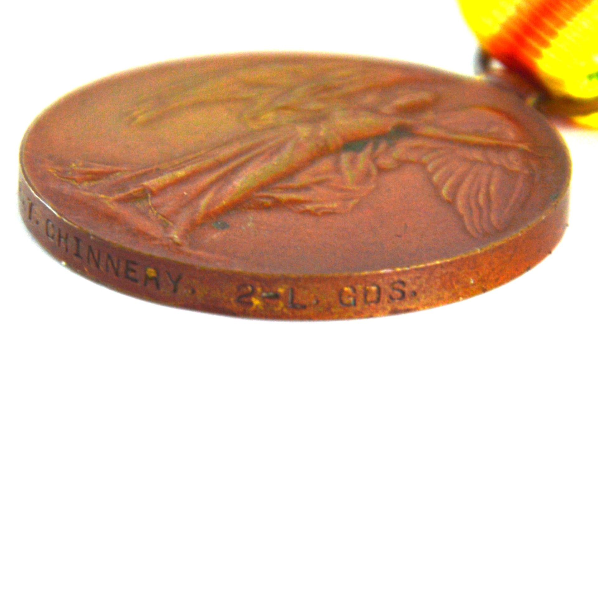 Victory Medal - Corporal Edward Thomas Chinnery, 2nd Life Guards, Later Guards Machine Gun Regiment - Image 3