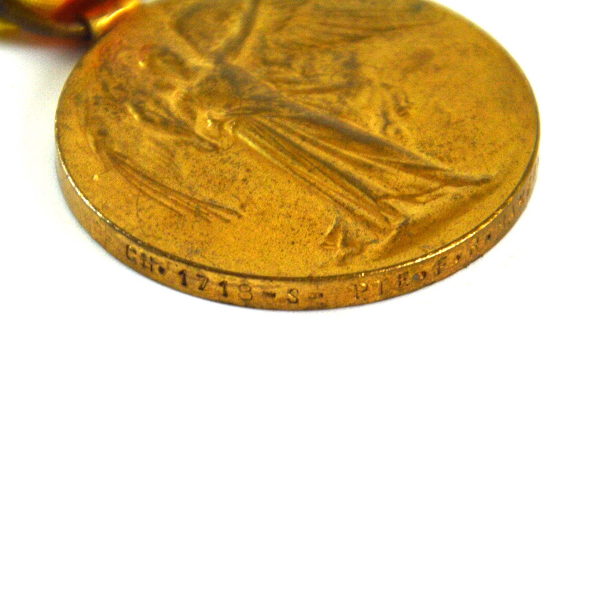Victory Medal - Private Frederick Robert Baker, Royal Marine Light Infantry: Chatham Division - Image 4