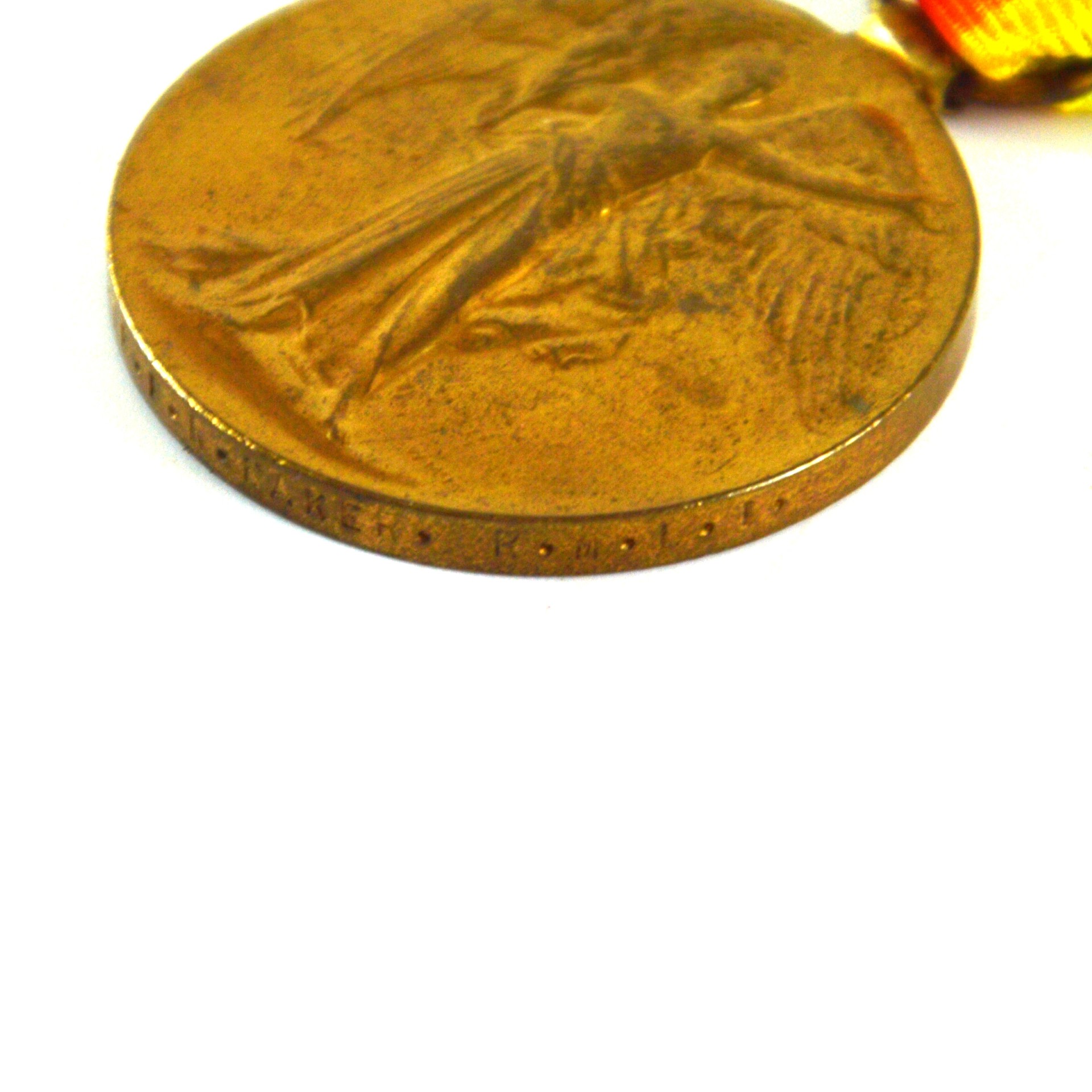 Victory Medal - Private Frederick Robert Baker, Royal Marine Light Infantry: Chatham Division - Image 3
