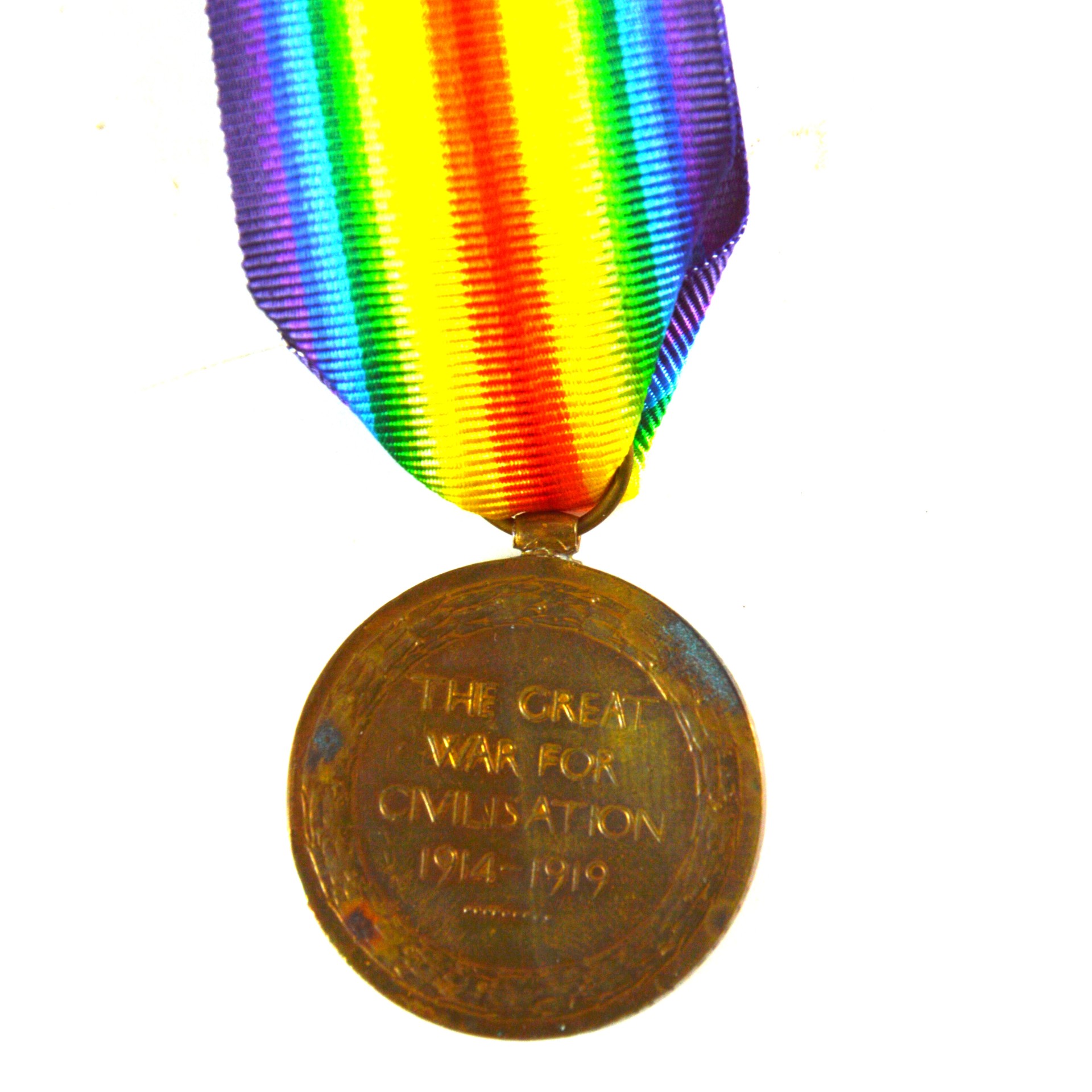 Victory Medal - Private Frederick Robert Baker, Private Charles Henry Prior, Coldstream Guards - Image 2