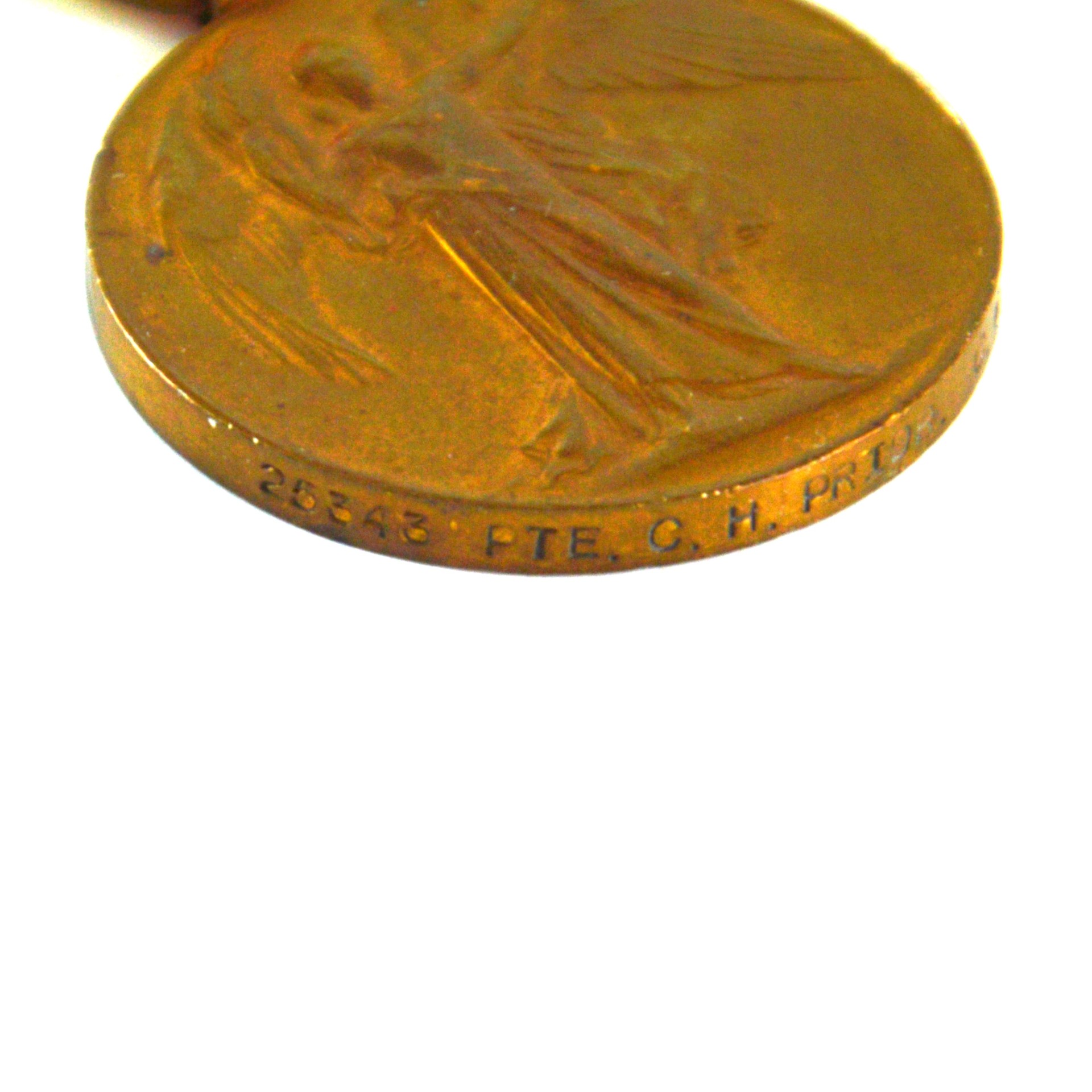 Victory Medal - Private Frederick Robert Baker, Private Charles Henry Prior, Coldstream Guards - Image 4